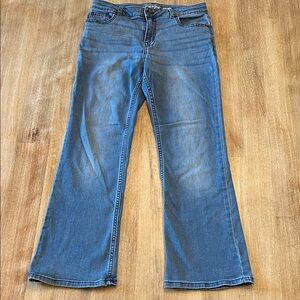 Cat & Jack Girls's Light Blue Flare Jeans 14